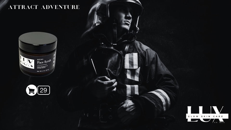 Get ready to unleash your inner alpha with Lux Glow Men's Face Scrub! This powerhouse formula scrubs away dirt, oil, and dead skin like a boss, leaving your face feeling smoother than a secret agent's getaway