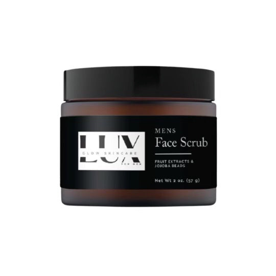 Get ready to unleash your inner alpha with Lux Glow Men's Face Scrub! This powerhouse formula scrubs away dirt, oil, and dead skin like a boss, leaving your face feeling smoother than a secret agent's getaway.