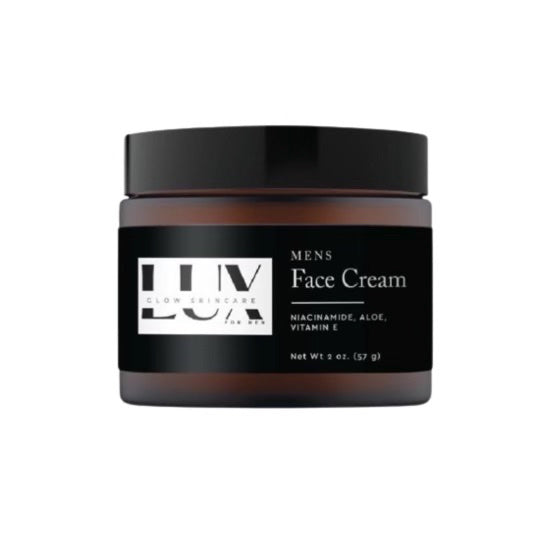 Lux Glow's Men's Face Cream is your daily weapon against wrinkles, shine, and dryness.